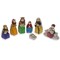 Set of 9 Hand Painted Mini Nativity Scene Set Figurines